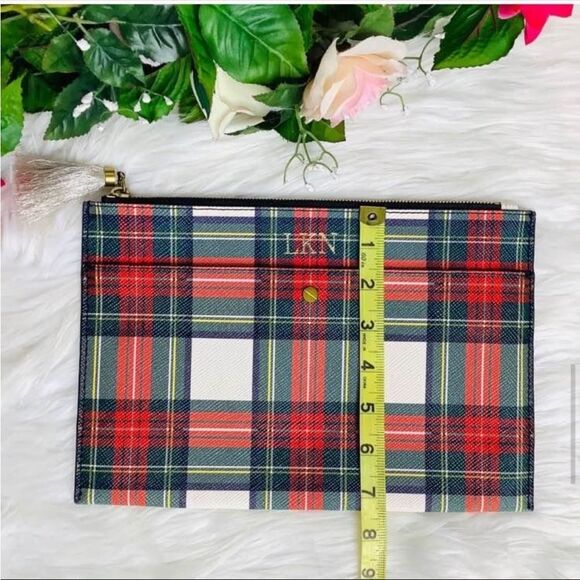 VTG J. Crew genius leather Pouch clutch- 8.5x5.5 OLDSTOCK great Christmas gift - Picture 2 of 3